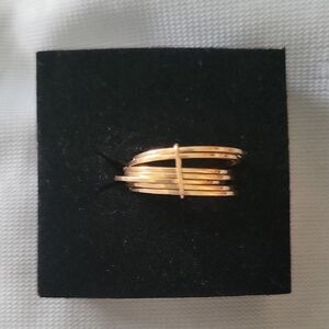 Vanrycke Margherira 7-band 18K pink gold ring in size 52 or size 6.